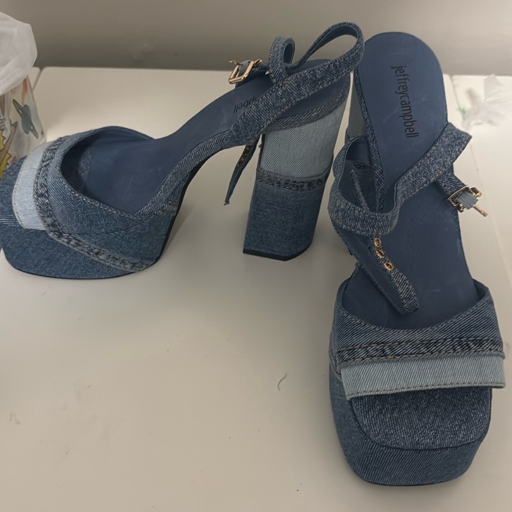 Jeffrey campbell girlfriend platform sandal